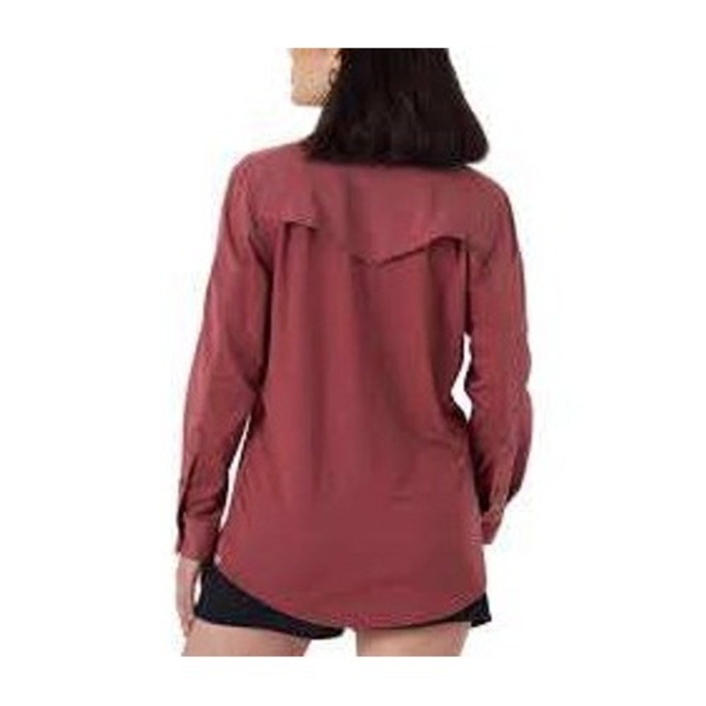 Wrangler ATG X All Terrain Gear Shirt Women's Medium‎ Button Western Mauve New - Picture 2 of 12